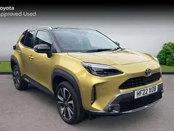 Yellow Used 2022 Toyota Yaris Cross Edition SUV | £20,864 (A bit pricey)