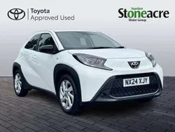 White Used 2024 Toyota Aygo PURE Hatchback | £13,000 (Fair price)