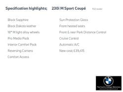 Black Used 2019 BMW 230 M Sport Coupe | £19,995 (Good price)