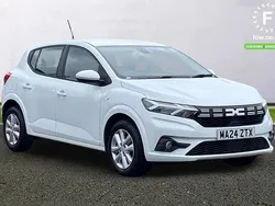 White Used 2024 Dacia Sandero Expression Hatchback | £12,999 (Fair price)
