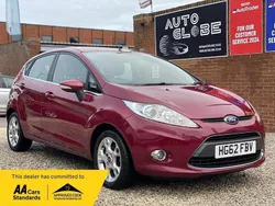 Red Used 2012 Ford Fiesta Zetec Hatchback | £5,990 (A bit pricey)