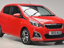 Red Used 2015 Peugeot 108 Allure Hatchback | £5,280 (Fair price)