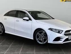 White Used 2021 Mercedes A180 AMG Line Premium Sedan | £17,595 (Good price)