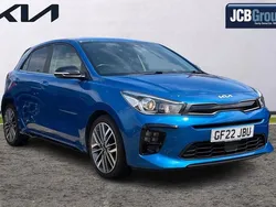 Blue Used 2022 Kia Rio 4 Hatchback | £13,495 (Fair price)
