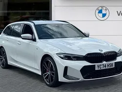White Used 2024 BMW 330e M Sport Estate | £35,779 (Fair price)