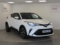 White Used 2019 Toyota C-HR Design SUV | £14,995 (Fair price)