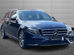 Cavansite blue Used 2020 Mercedes E350 AMG line Estate | £21,990