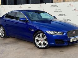 Blue Used 2017 Jaguar XE Portfolio Sedan | £10,895 (Fair price)
