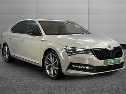 Meteor grey Used 2023 Skoda Superb SportlinePlus Hatchback | £29,000 (Expensive)