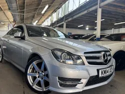Silver Used 2014 Mercedes C180 Sport Edition Coupe | £10,995 (Fair price)