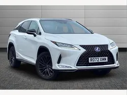 Sonic white Used 2022 Lexus RX450h SUV | £33,995 (Fair price)