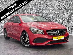 Red Used 2017 Mercedes CLA180 AMG line Sedan | £9,695 (Fair price)