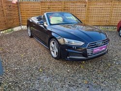 Black Used 2018 Audi A5 Cabriolet S-Line Cabriolet | £10,995 (Fair price)