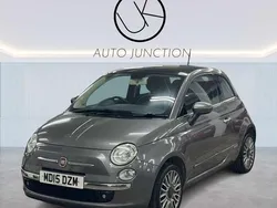 Grey Used 2015 Fiat 500 Lounge Hatchback | £7,250 (Good price)