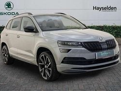 Meteor grey Used 2021 Skoda Karoq SportLine SUV | £19,699 (Fair price)