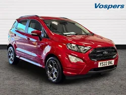 Red Used 2022 Ford Ecosport ST-Line SUV | £13,900 (Fair price)