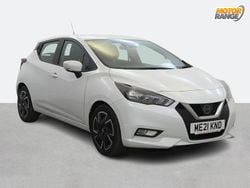 White Used 2021 Nissan Micra Acenta Hatchback | £11,495 (Fair price)