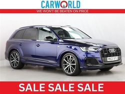 Blue Used 2022 Audi Q7 Black Edition SUV | £43,188 (Expensive)