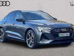 Grey Used 2022 Audi e-tron Sportback Black Edition SUV | £32,497 (A bit pricey)