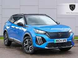 Blue Used 2024 Peugeot e-2008 GT SUV | £21,995