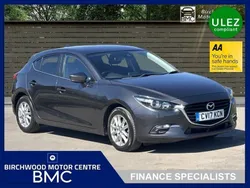 Grey Used 2017 Mazda 3 Hatchback | £9,700 (Fair price)