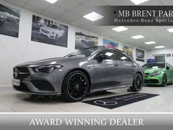 Grey Used 2023 Mercedes CLA200 AMG line Coupe | £27,250 (A bit pricey)