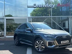 Grey Used 2021 Audi Q5 Sportback S-Line SUV | £33,390 (Fair price)