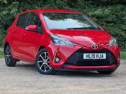 Chilli red Used 2019 Toyota Yaris Hatchback | £12,250 (Fair price)