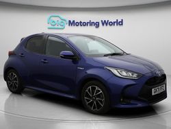 Blue Used 2021 Toyota Yaris Hybrid Design Hatchback | £15,000 (Good price)