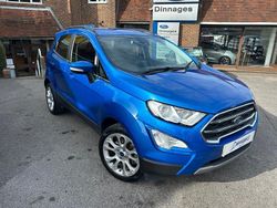 Blue Used 2022 Ford Ecosport Titanium SUV | £11,790 (Fair price)