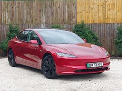 Red Used 2024 Tesla Model 3 RWD Sedan | £29,998 (Expensive)