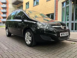 Black Used 2013 Vauxhall Zafira MPV | £3,495 (Fair price)