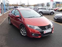 Red Used 2015 Honda Civic SE Plus Hatchback | £7,799 (Fair price)