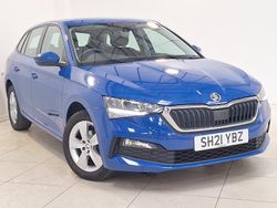Blue Used 2021 Skoda Scala SE Hatchback | £13,298 (Fair price)