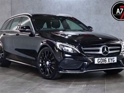 Black Used 2016 Mercedes C220 AMG line Estate | £10,990 (A bit pricey)