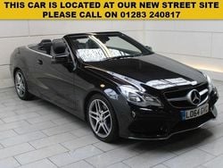 Black Used 2014 Mercedes E250 AMG line Cabriolet | £10,250 (Fair price)
