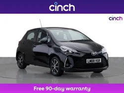 Black Used 2018 Toyota Yaris Hatchback | £10,099 (Fair price)