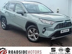 Green Used 2021 Toyota RAV4 Hybrid Design SUV | £20,995 (Good price)