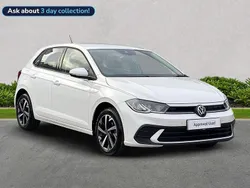 White Used 2022 VW Polo Life Hatchback | £15,626 (Fair price)