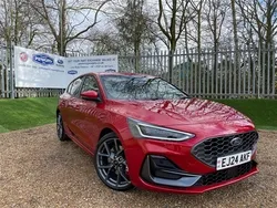 Red Used 2024 Ford Focus ST Hatchback | £30,990 (Expensive)