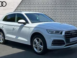 White Used 2018 Audi Q5 S-Line SUV | £22,014 (Fair price)