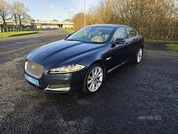 Blue Used 2013 Jaguar XF Portfolio Sedan | £6,290 (Fair price)