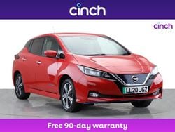 Red Used 2020 Nissan Leaf Tekna Hatchback | £10,499 (Fair price)