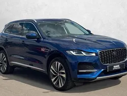 Blue Used 2021 Jaguar F-Pace SUV | £30,290 (Fair price)