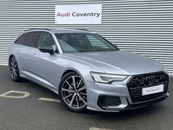 Floret silver Used 2025 Audi A6 Black Edition Estate | £50,990
