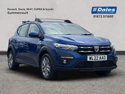Metallic iron blue Used 2022 Dacia Sandero Comfort Hatchback | £11,500 (Fair price)