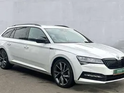 White Used 2024 Skoda Superb SportlinePlus Estate | £27,990 (Fair price)