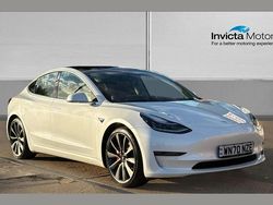 White Used 2020 Tesla Model 3 Performance Sedan | £18,299 (Good price)
