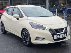 White Used 2021 Nissan Micra Acenta Hatchback | £10,995 (Fair price)