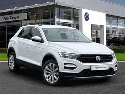 White Used 2019 VW T-Roc SE SUV | £13,591 (Fair price)